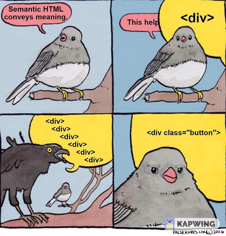 Benefits of sematinc html in web development