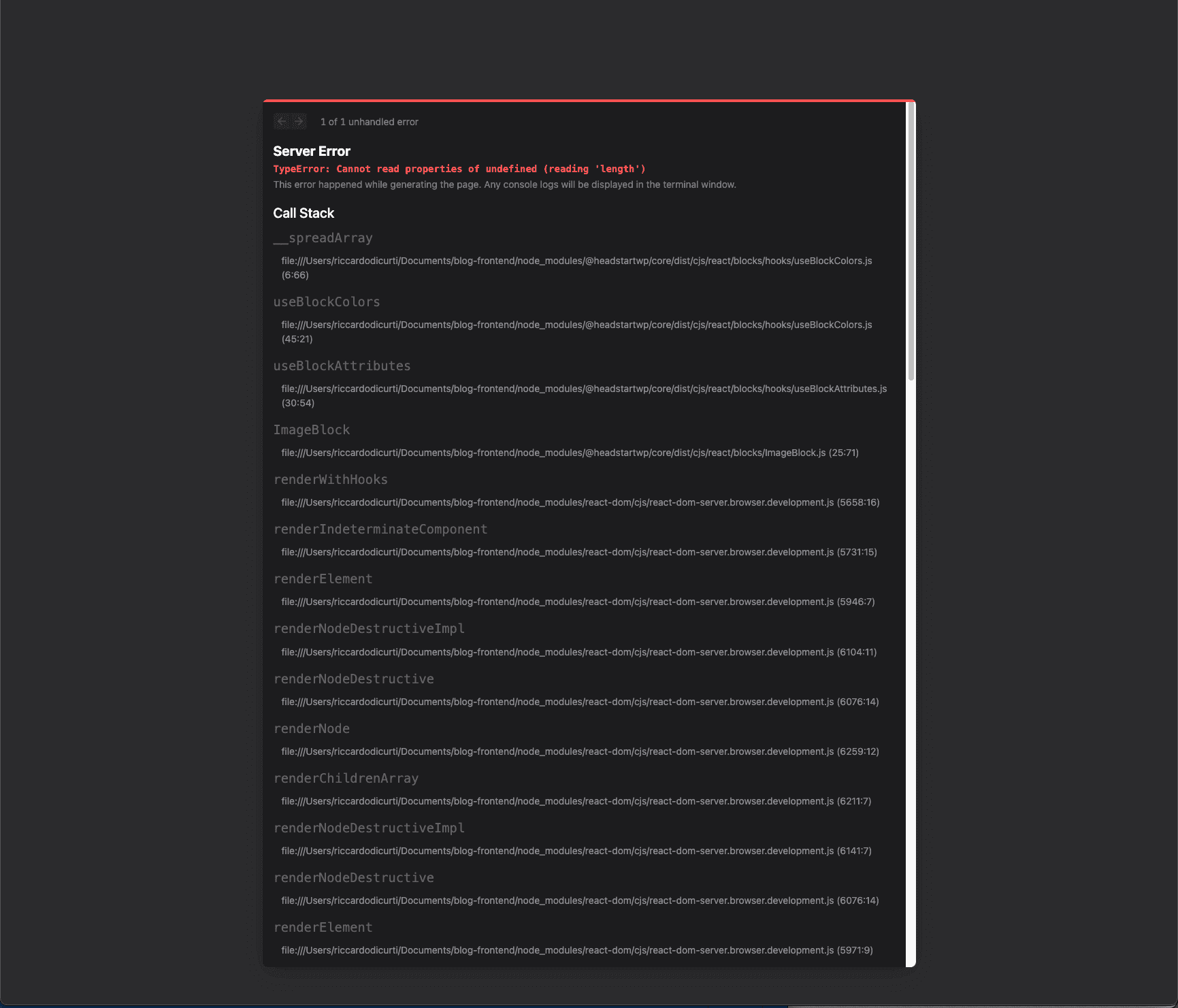 HeadstartWP – Errors with pictures in articles
