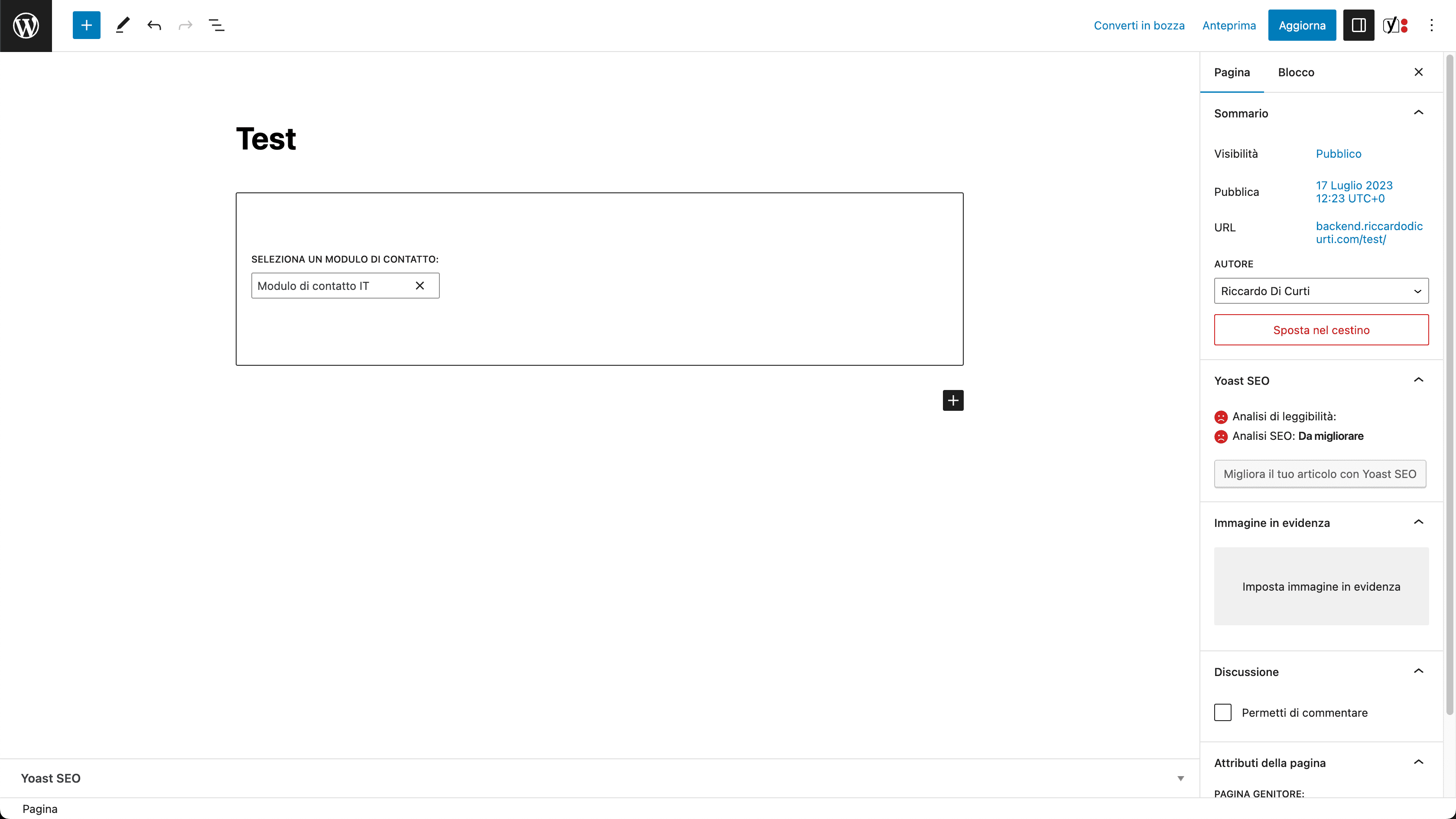 HeadstartWP – Add a form with Contact Form 7